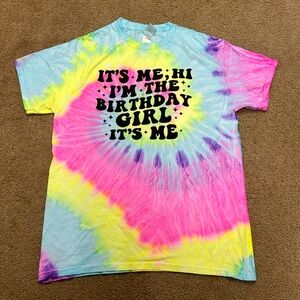 Birthday Girl era woman tshirt. Medium